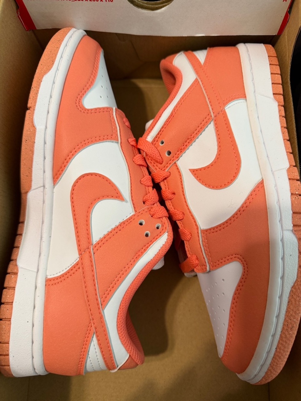 Nike dunk low next nature white/mango